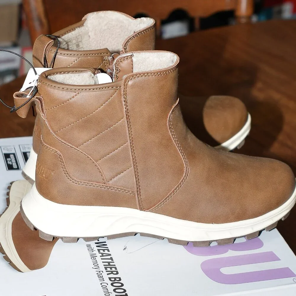 Khombu Dusk Ladies‎ All Weather Rated -20 Degree Boots, Black,